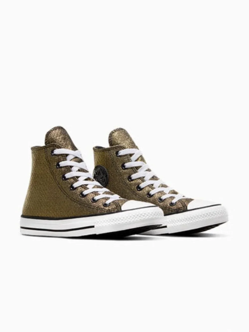 ✨👟 Converse Chuck Taylor Sparkle High Tops | Kids 6Y | Women's 8